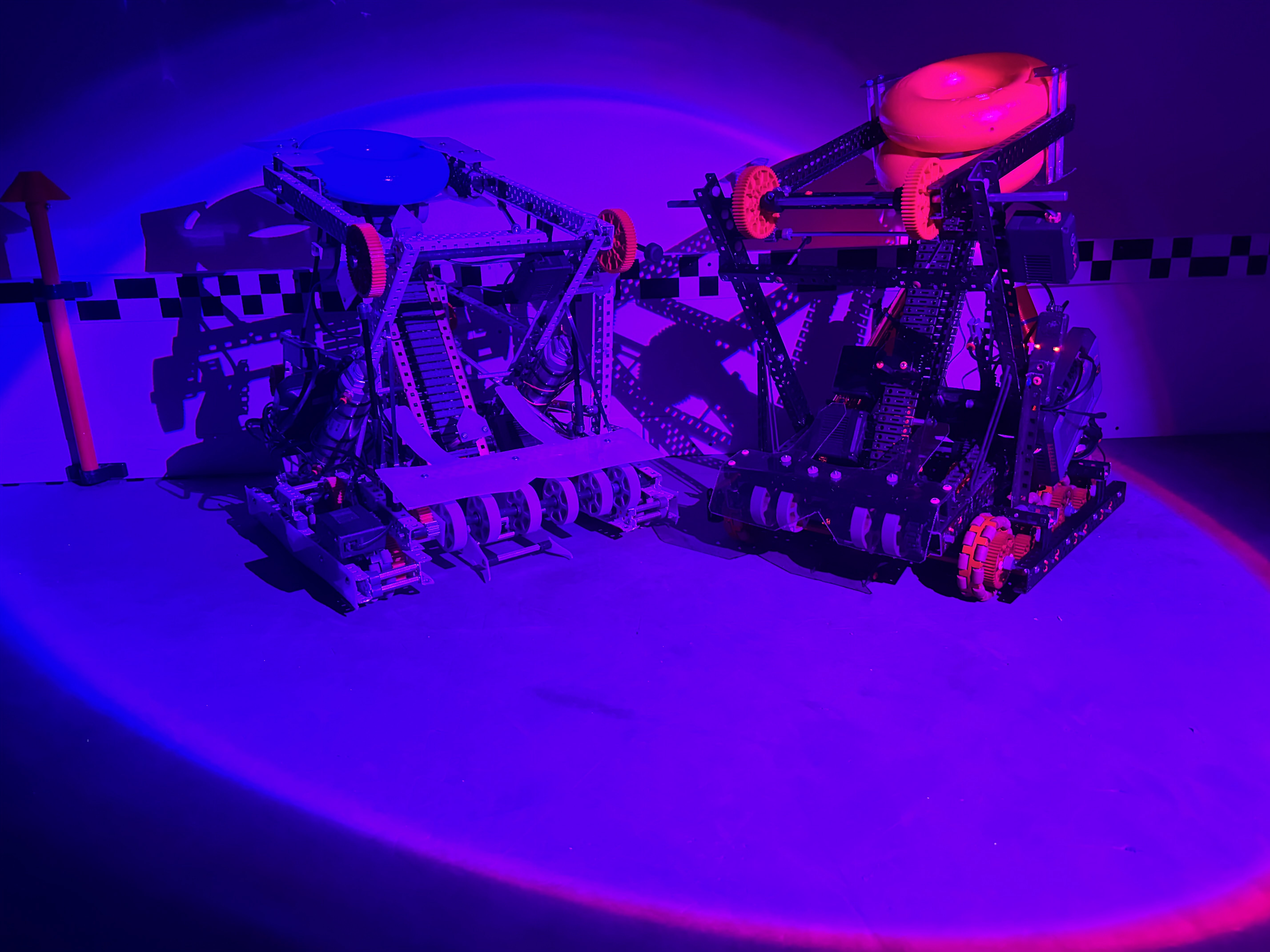 Competition robot on field